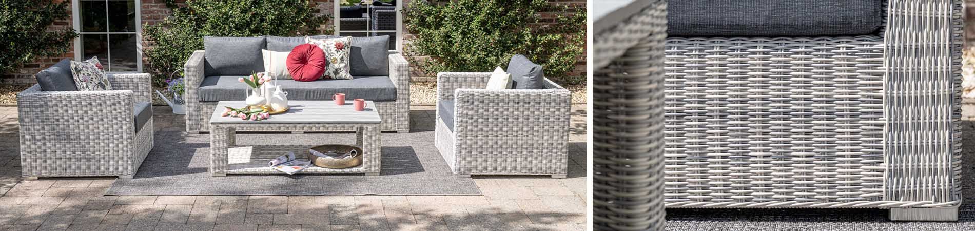 Wicker loungeset van Garden Impressions